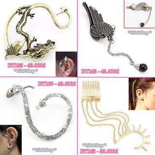 [Phần 1] Khuyên/Bông tai Ear Cuff đeo 1 chiếc (kéo sang phải xem thêm mẫu)