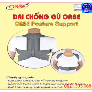 Đai chống gù lưng cao cấp Orbe