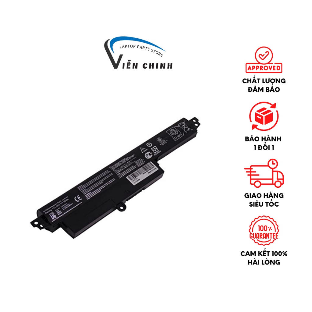 Pin laptop Asus Vivobook R202CA X200CA X200M X200MA F200CA F200M A31N1302 – X200CA  – 3 CELL