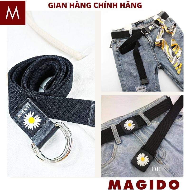 Thắt lưng unisex hoa cúc kiểu dáng hàn quốc cực xinh -MAGIDO