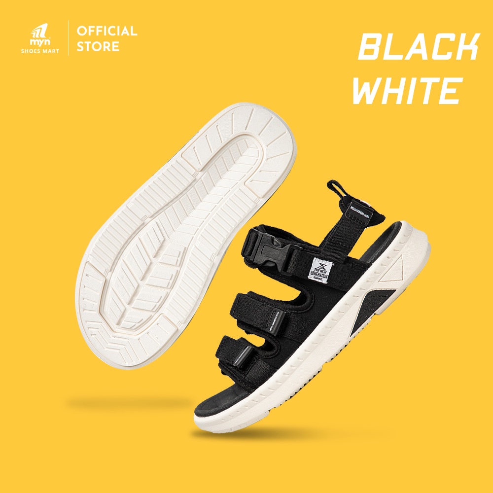 [Mã SKAMLTSM9 giảm 10% đơn 99K] Giày Sandal Nam Nữ ZX The Bubble T 3715 - Black white - Đế Phylon chống mòn