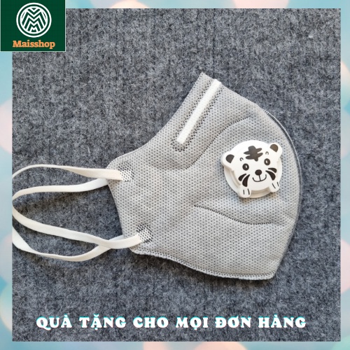 Khẩu trang SAFELIFE trẻ em cacbon chống bụi mịn cao cấp