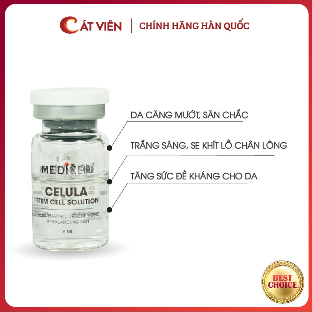 Tế bào gốc trắng da Medicell, mờ thâm sạm ngăn ngừa sắc tố melanin -  Stem Cell Solution Serum 6ml | BigBuy360 - bigbuy360.vn