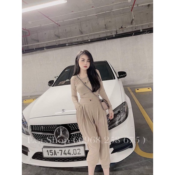 Set bộ dài tay quần bom dập ly