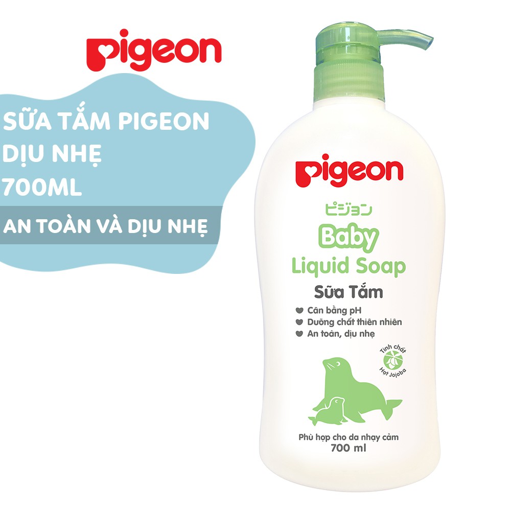 Sữa tắm dịu nhẹ Jojoba Pigeon 200ml/700ml (MẪU CŨ)
