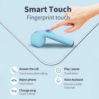Tai nghe bluetooth không dây Inpods i12 tws v5.0 nút cảm ứng âm thanh HIFI nghe nhạc hay combo vỏ bảo vệ tai nghe case