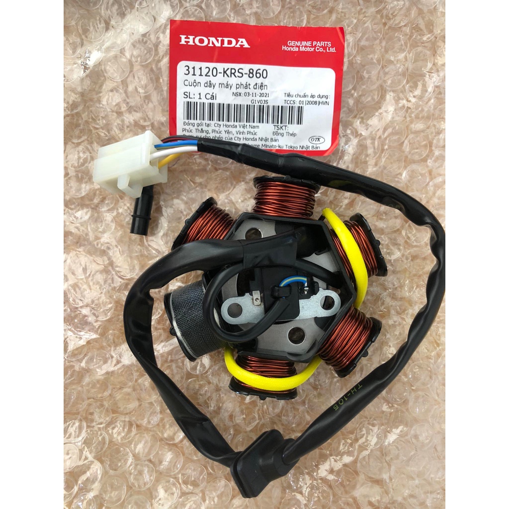 CUỘN DÂY MÁY PHÁT ĐIỆN WAVE CHÍNH HÃNG HONDA