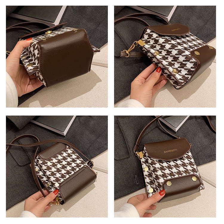 Túi Đeo Chéo Vuông Nhỏ Phong Cách Hàn Quốc Mới Cho Nữ