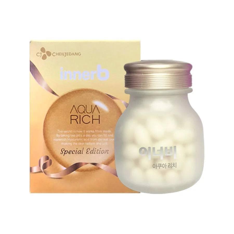 VIÊN UỐNG CẤP NƯỚC & COLLAGEN INNERB AQUA RICH HÀN QUỐC