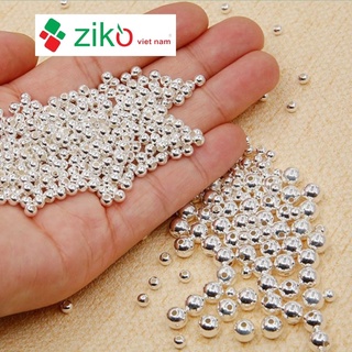 Hạt charm bi bạc s925 cao cấp 2,5mm - 3mm - 3,5mm - 4mm - 5mm - 6mm