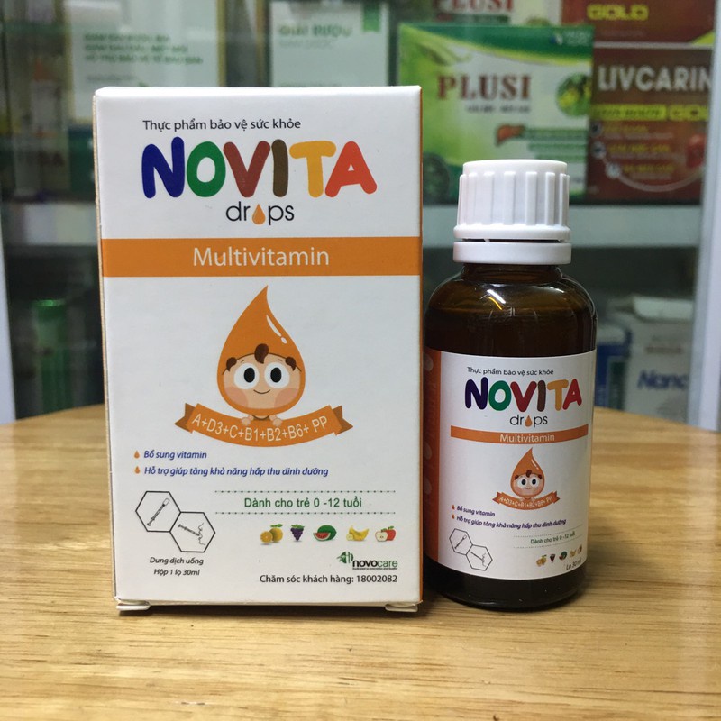 NOVITA drop Tăng khả năng hấp thu dinh dưỡng, Tăng cường miễn dịch
