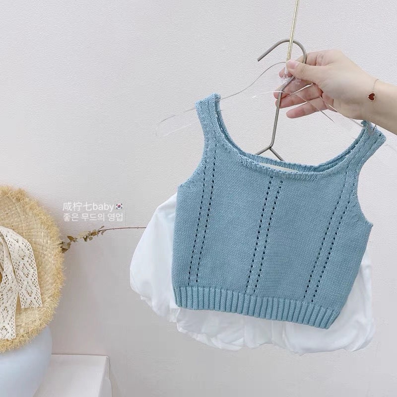 Áo len không tay mới cho học sinh Tất cả phù hợp Vest trẻ em thoải mái