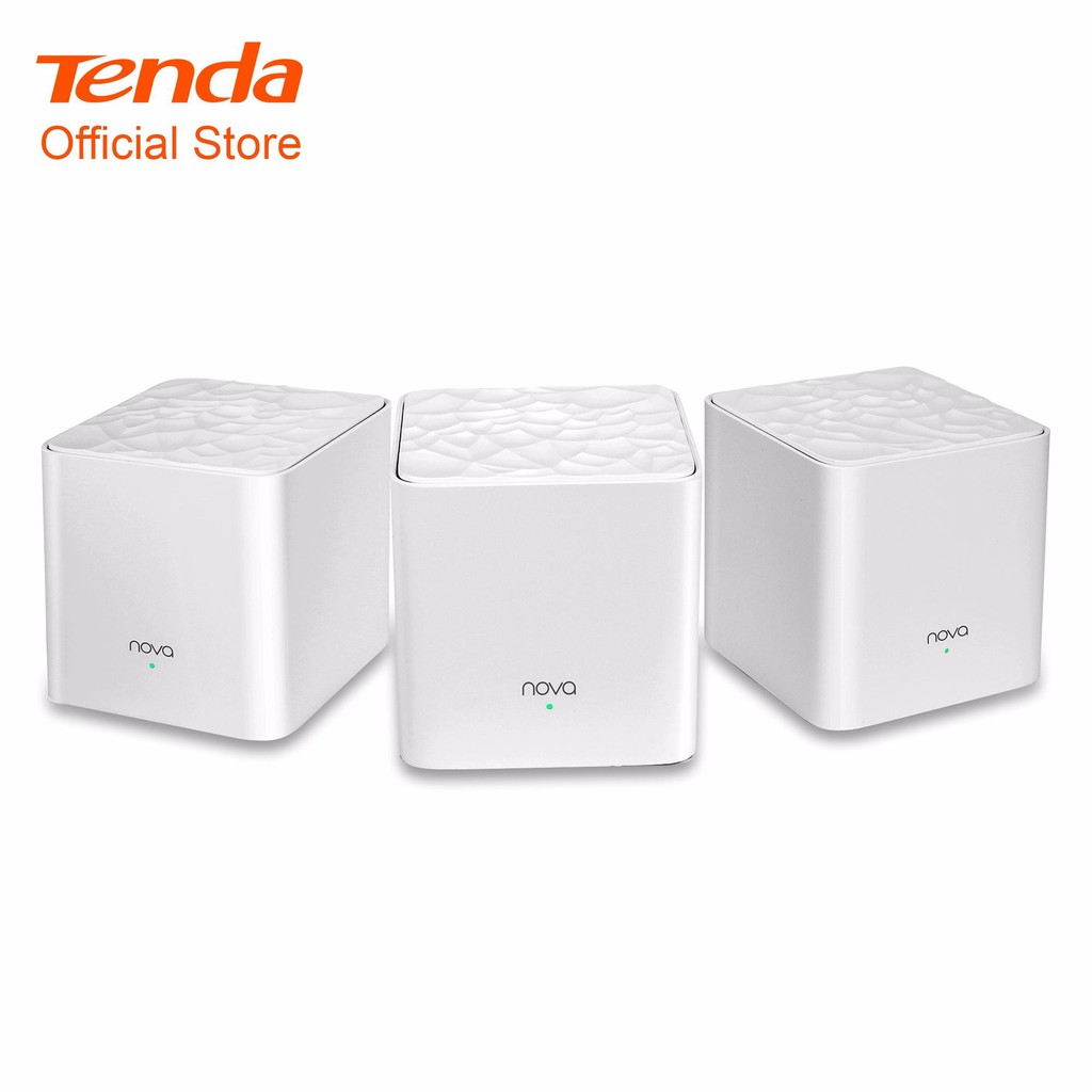 Bộ 3 Thiết bị phát Wifi Tenda Nova MW3 - cao cấp công nghệ Mesh - chính hãng BH 36 tháng