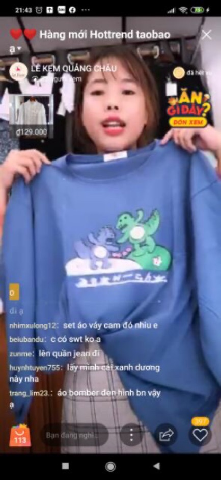 Áo Sweater Quảng Châu Hoạt Hình Dễ Thương Full Màu Ảnh Thật P01❤️❤️