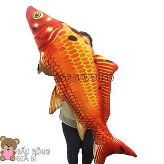 GỐI ÔM CÁ CHÉP KHỔNG LỒ 120CM CÁ CHÉP NHỒI BÔNG SIZE LỚN