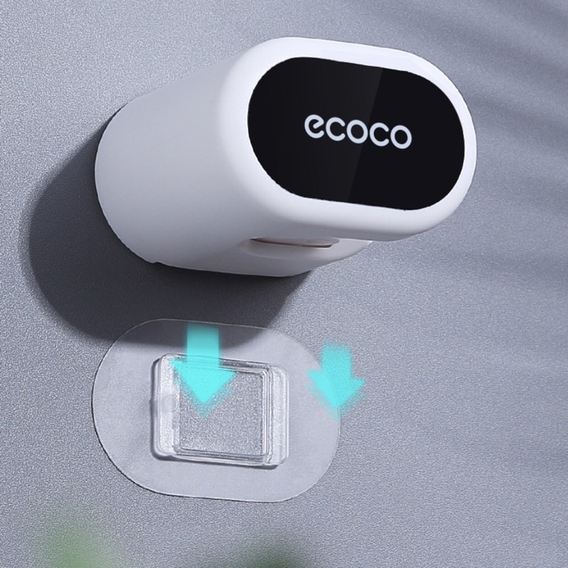 Móc treo cây lau nhà, móc treo chổi nhà tắm dán cường lực Ecoco
