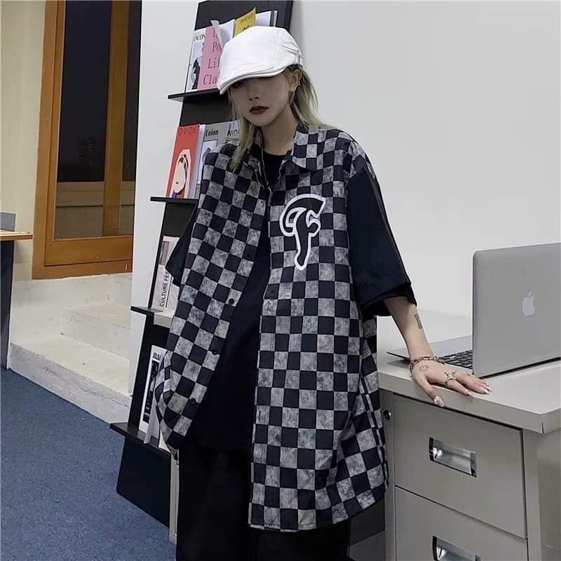 Áo sơ mi bàn cờ KA12
