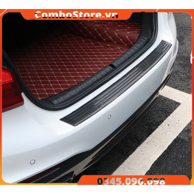 Miếng dán chống xước cốp sau ô tô - Miếng trang trí bậc cửa sau xe hơi cao cấp