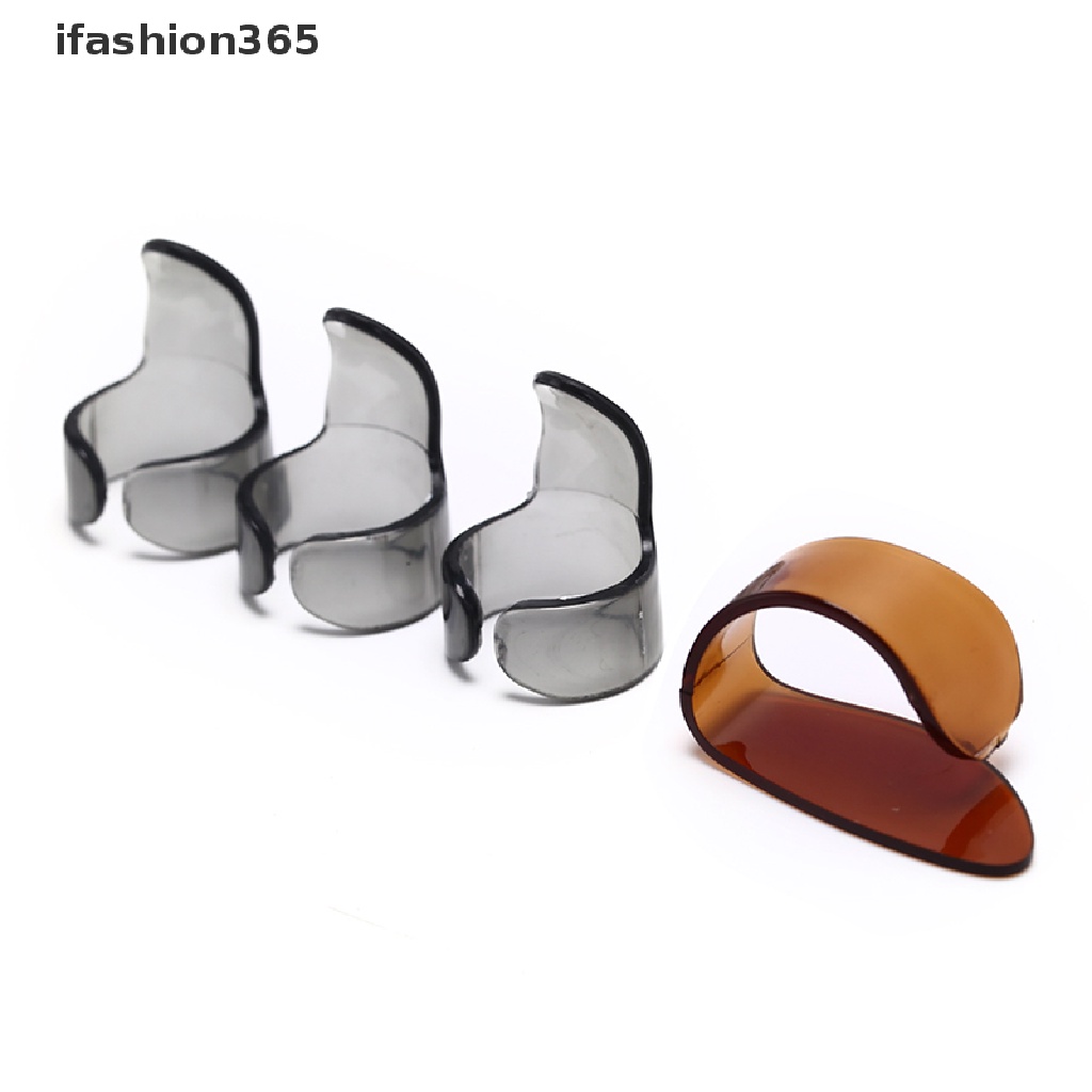 [ifashion365] 4pcs Finger Guitar Pick 1 Thumb 3 Finger picks Plectrum Guitar accessories VN
