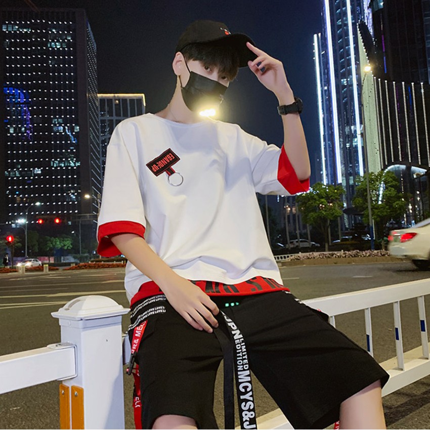 Bộ Quần Áo Thun Nam Thể Thao Mùa Hè EGAND E - UP Quần Phối Dây Chữ Cá Tính Thời Trang SEPTEMBERGIRL1989 SET NAM 9000038C | BigBuy360 - bigbuy360.vn