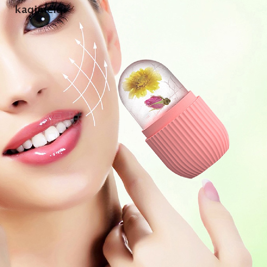 [Hàng mới về] Khuôn silicone làm đá cục lăn massage mặt tiện dụng