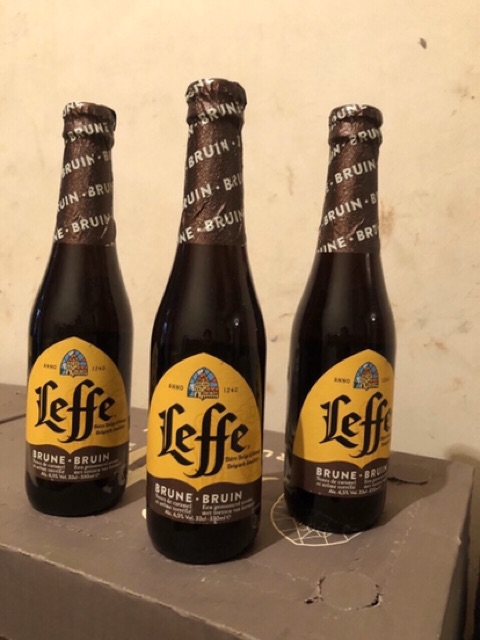 Bia Leffe nâu ( Brune ) 6.5%*330ml*24chai ( chỉ vc trong Hà Nội)