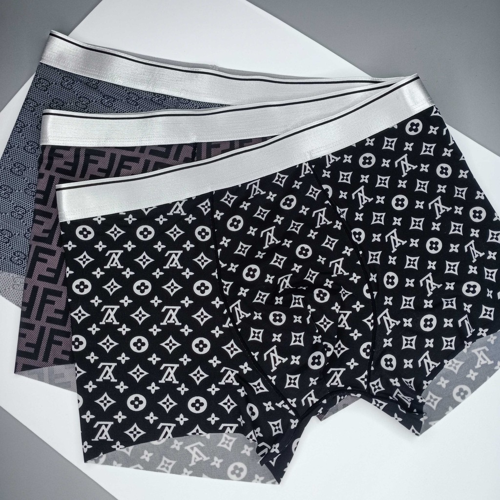 Quần lót đùi Boxer thời trang cao cấp - sịp sì nam TINO thun lạnh đúc su vải lụa thông hơi