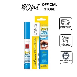 Dưỡng mi Eveline 8in1 [CHÍNH HÃNG NGA] - Dưỡng dài mi, cong mi chỉ sau 1 tháng
