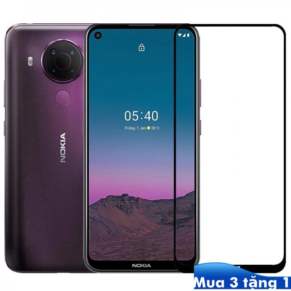 Kính Cường Lực Toàn Màn Hình 21d Cho Nokia 1.3 1.4 3.4 5.3 2.3 7.2 7.3 6.2 2.2 4.2 3.2 5.1 6.1 5.4 8.3 5 8 9 C1 C2 C3 X5 X6 X7 XR20 X20 X10 G20 G10 C10 C20 C30 Plus hyRs