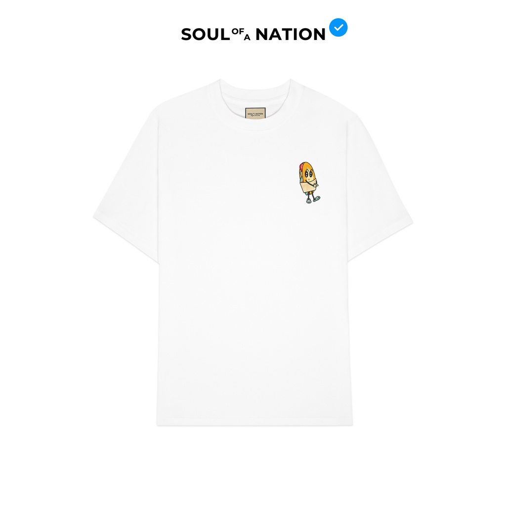 Áo thun unisex In hình Bánh mì MINI Việt Nam form basic 100% cotton premium SOUL OF A NATION - Đen/Trắng