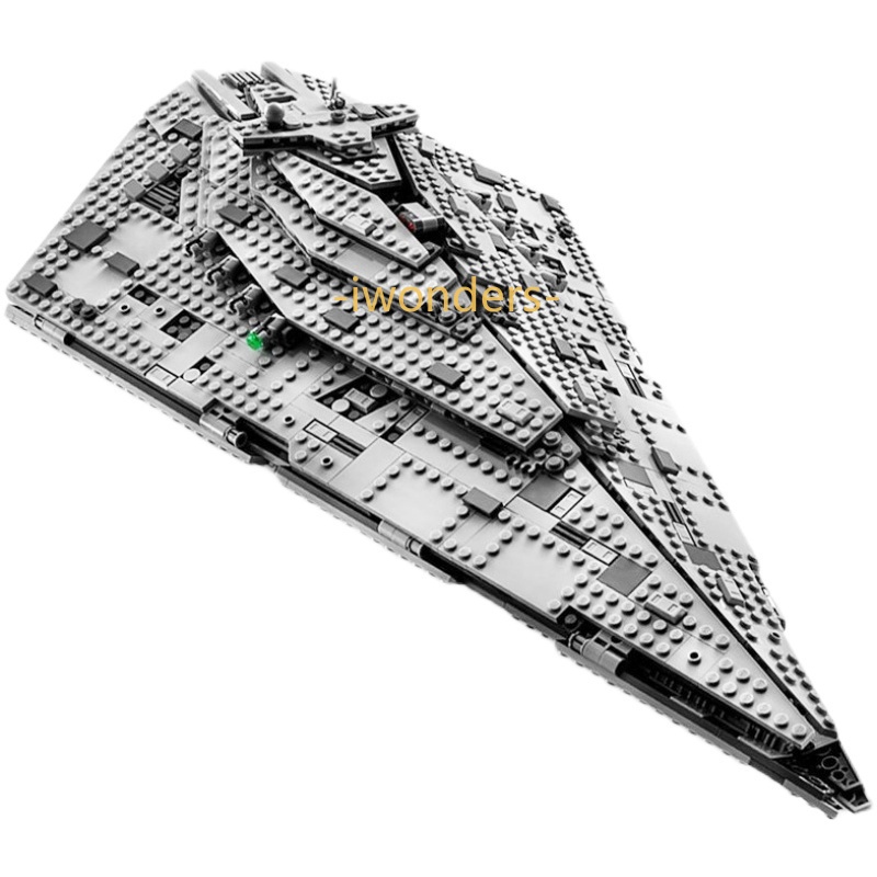 Bộ Lắp Ráp Star Wars MOC-9E Kèm 5 Bức Tượng Nhỏ Và 2 Droids MOC / 75190 Kids education toys