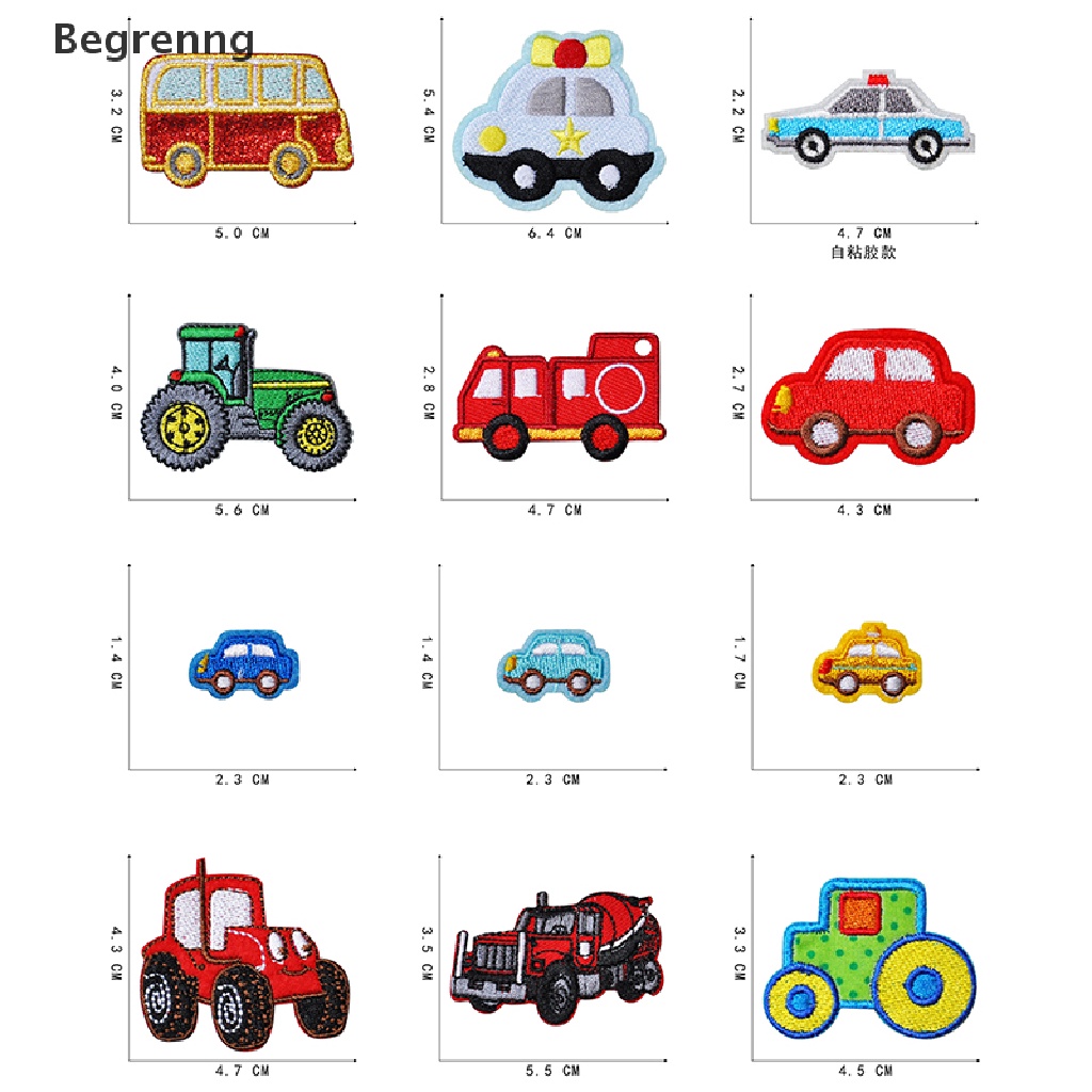 1 miếng dán thêu trang trí quần áo hình xe hơi hoạt hình | BigBuy360 - bigbuy360.vn