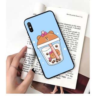 Ốp lưng Xiaomi Redmi 9/ 9A/ 9C/ Note 10 Pro/ Note 10/ Note 9/ Note 9S/ 8A BST Trà Sữa và Gấu