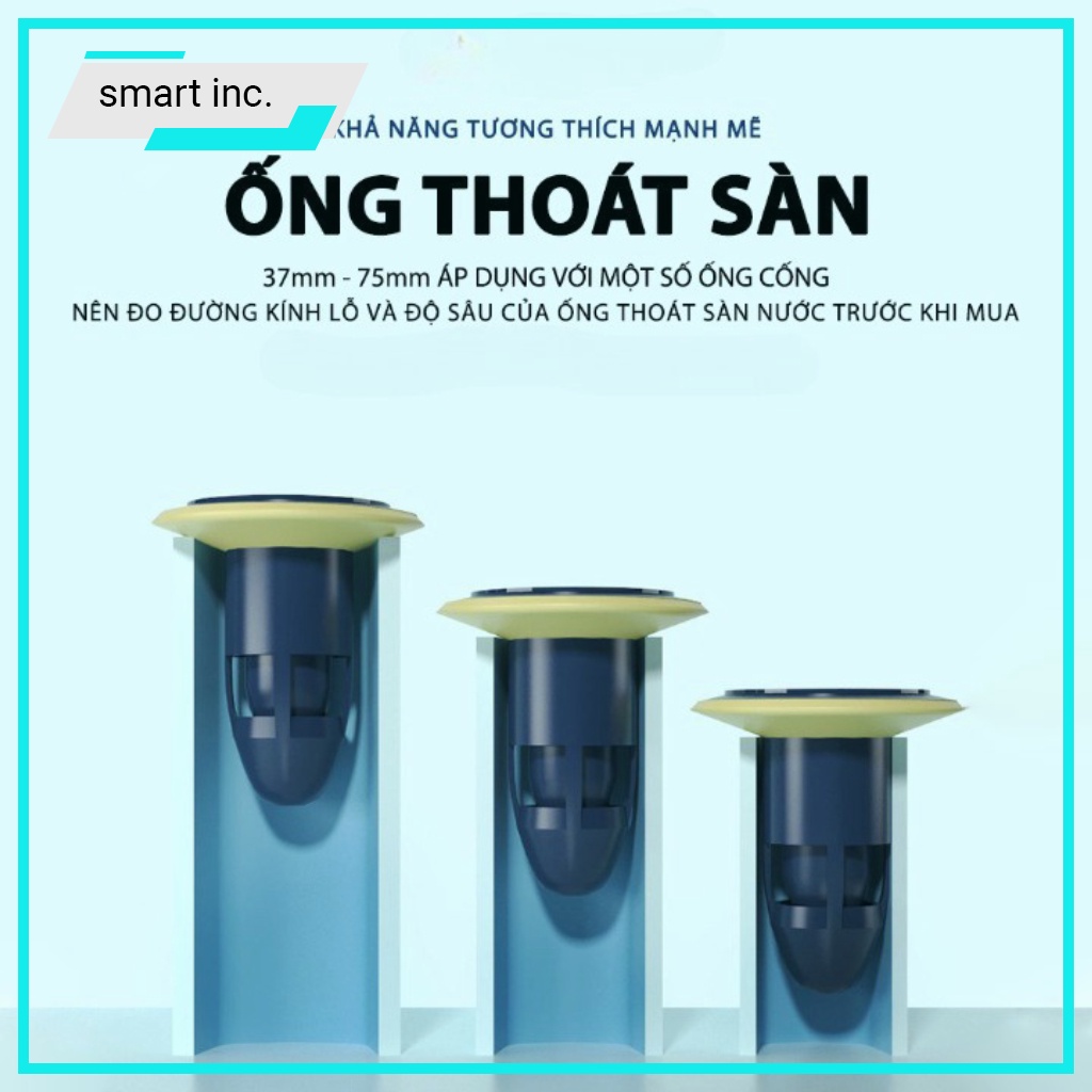 Phễu Lọc Rác Thoát Nước Nhà Tắm Ống Thoát Sàn Ngăn Mùi Hôi Cống Chống ...