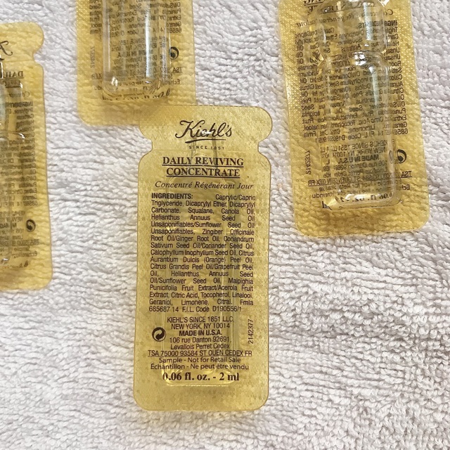 Tinh Dầu Dưỡng Da Daily Reviving Concentrate 2ml mini Kiehl’s