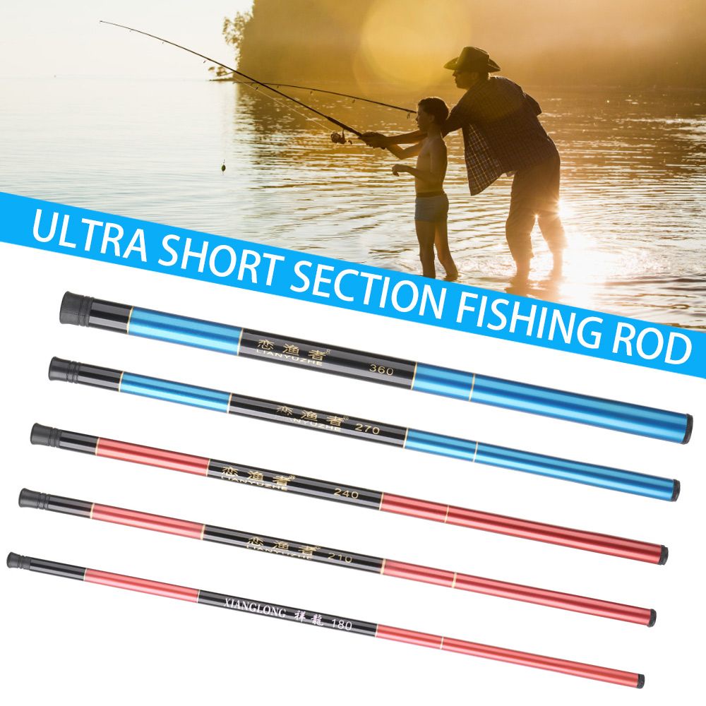 Cần câu cá cầm tay siêu nhẹ 1.8m 2.1m 2.4m 2.7m 3.6m tùy chọn
