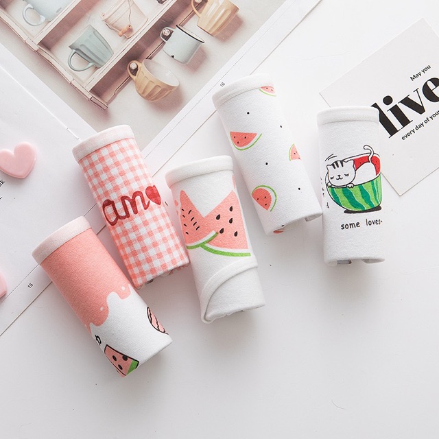 [Che Tên] Quần Lót Nữ Cotton Cao Cấp Nâng Mông Thông Hơi Hoạ Tiết Dễ Thương TOPBRA | BigBuy360 - bigbuy360.vn