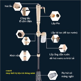  Máy vệ sinh bể cá đa nặng tự động 
