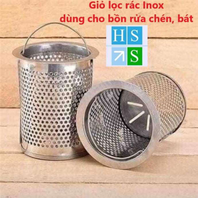 ( Bán sỉ ) Giỏ lọc rác bồn rửa chén bát bằng inox dễ dàng thay thế cho gia đình - HS Shop Đà Nẵng