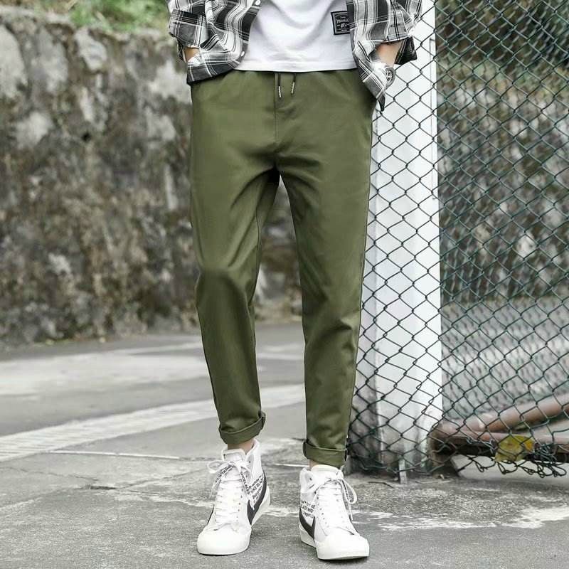Quần Baggy unisex nam nữ chất kaki, ống suông thời trang teen