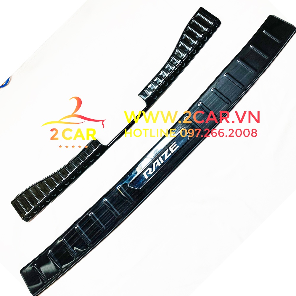 Chống trầy cốp trong, ngoài xe Toyota Raize 2021- 2022 chất liệu titan cao cấp