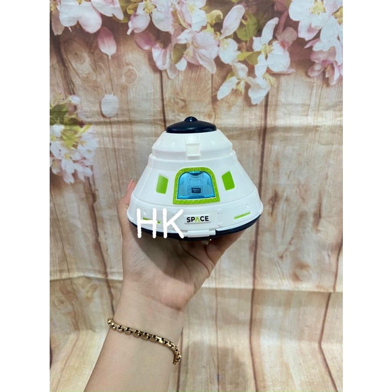 Đồ chơi tàu không gian có đèn kèm pin cho bé hkn Enfa