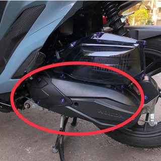 Ốc lốc máy GR5 Titanium đầu trụ bộ 13 con ( bao gồm 3 con ốc đầu dù nắp nồi trước ) cho Vario 2017 2018