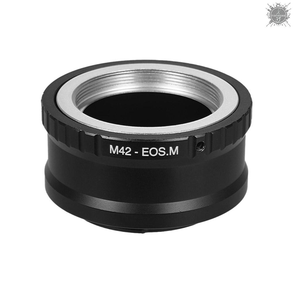 Ngàm chuyển đổi ống kính M42-EOS sang Canon EOS M chuyên dụng cho máy ảnh Canon EOS M M2 M3 M5 M6 M10 M50 M1