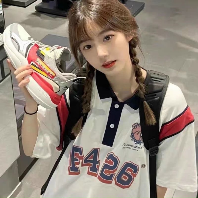 ÁO THUN CỔ ĐỨC UNISEX. ÁO POLO NAM NỮ. ÁO POLO PHỐI MÀU UNISEX FROM RỘNG TAY LỠ HOTEEN