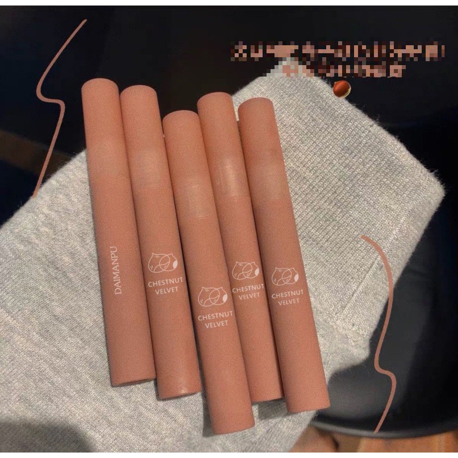 Son Kem Lì DAIMANPU CHEST NUST D48 Hạt Dẻ Tone Nâu Tây Auth Nội Địa | Thế Giới Skin Care