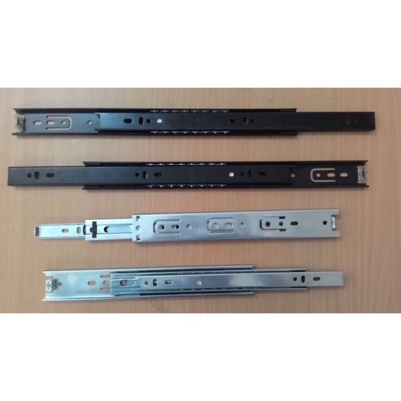 Thanh trượt bi 3 tầng IVAN Chính Hãng, Rây Trượt Ngăn Kéo Tủ 3 tầng 35cm/40cm/45cm/50cm