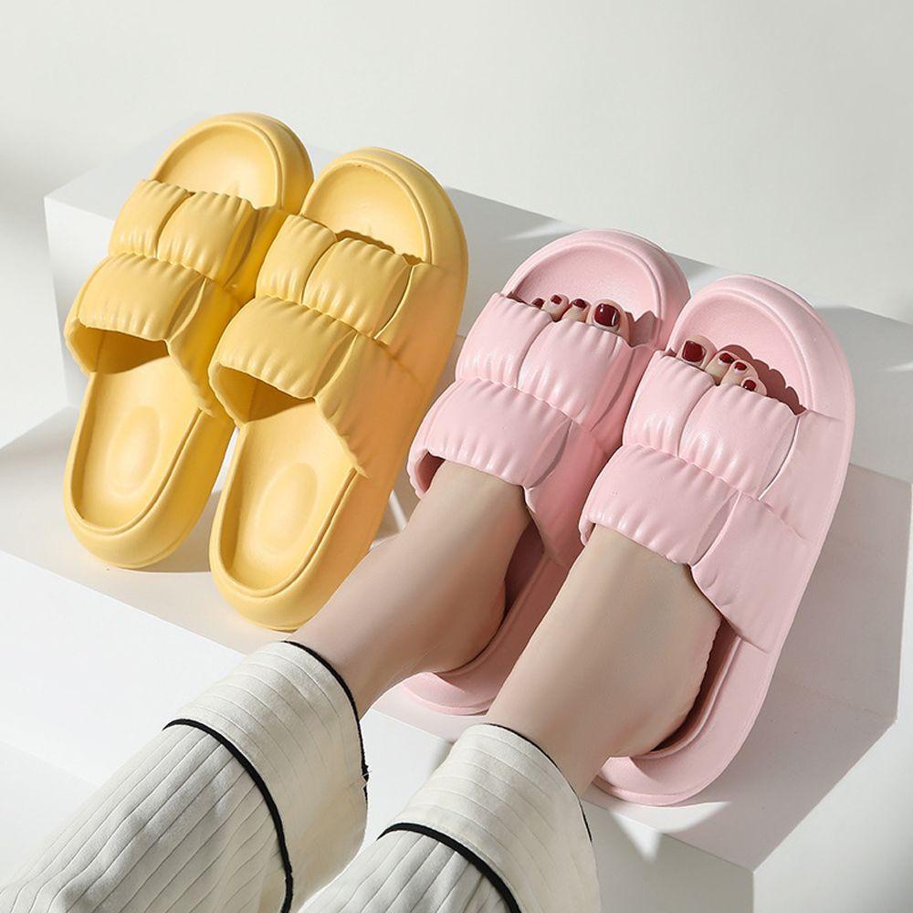 QQMALL Dép Xỏ Ngón Đi Biển Đế Mềm Thời Trang Cho Nam Nữ