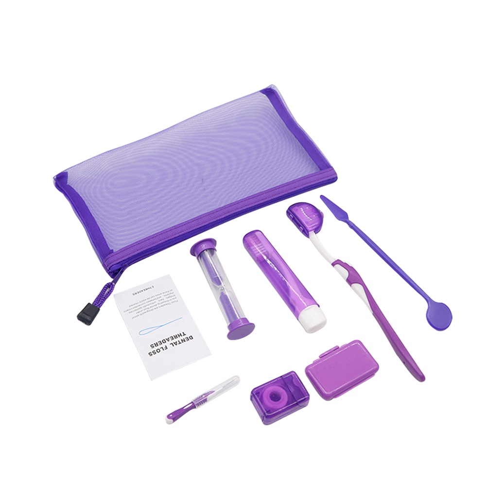 Set 8 Bàn Chải Đánh Răng Chỉnh Nha Chuyên Dụng