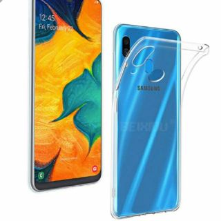Ốp lưng+ kính cường lực galaxy A20/A30 2019 silicon dẻo trong suốt siêu mỏng 0.5mm